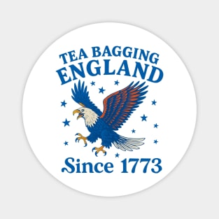 Tea Bagging England Since 1773 4th Of July Magnet